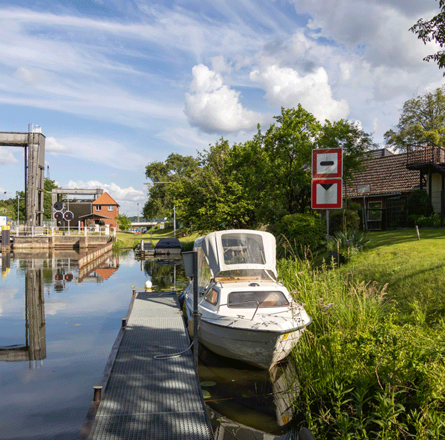 Ferienwohnung direkt am Müritz-Havel-Kanal